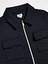  image of river-island-boys-quilted-shacket-navy