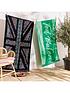  image of ted-baker-branded-beach-towel--nbspgreen