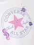  image of converse-infant-girls-sequin-shine-legging-set-pink