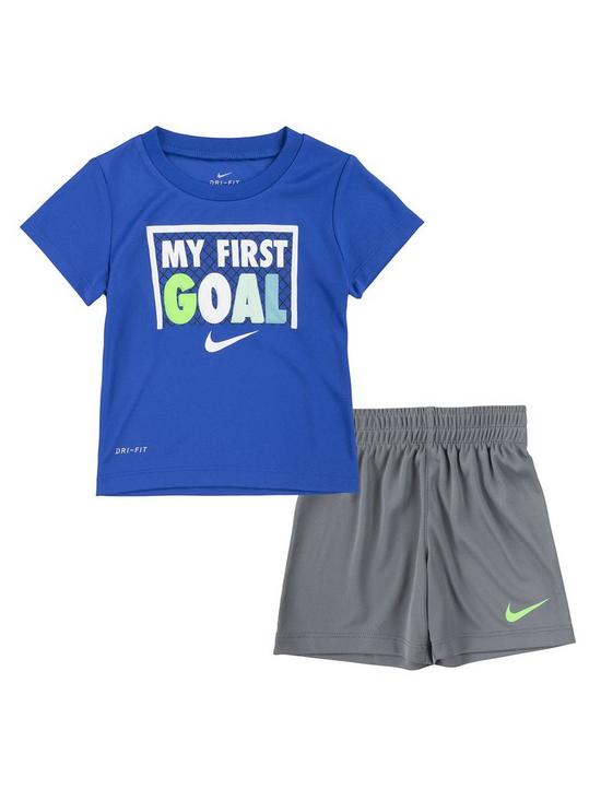 front image of nike-infant-boys-nk-df-my-first-short-set-multi