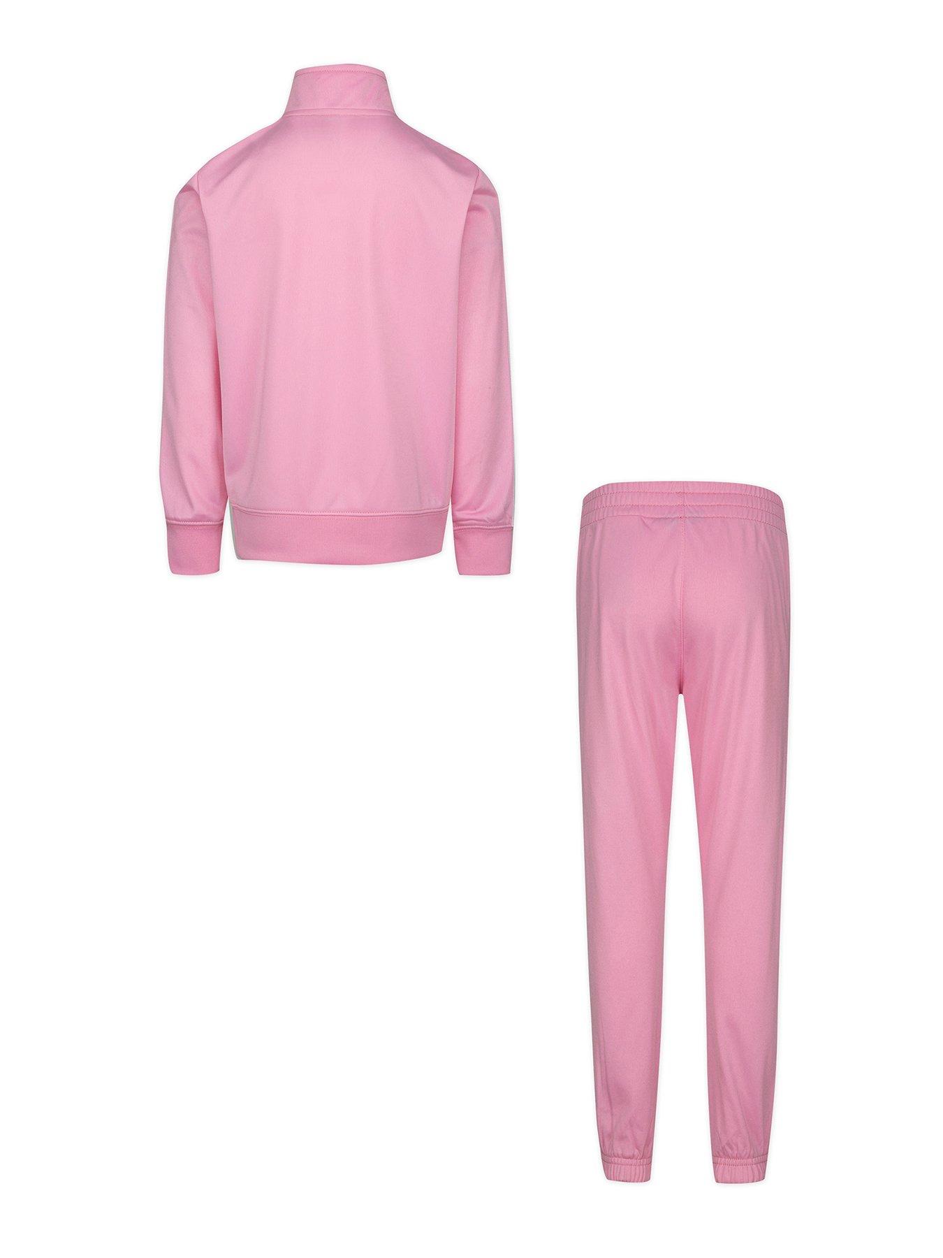 Nike Younger Girls Nsw Logo Tracksuit Set Pink