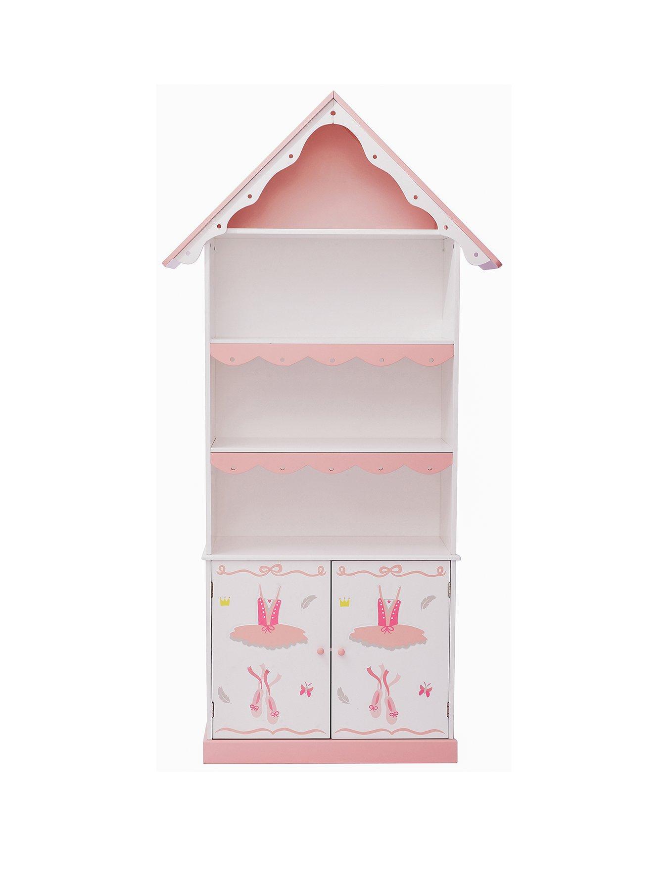  image of teamson-kids-fantasy-fields-swan-lake-bookshelf