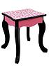  image of teamson-kids-fantasy-fields-leopard-print-vanity-table-stool-and-mirrornbspset