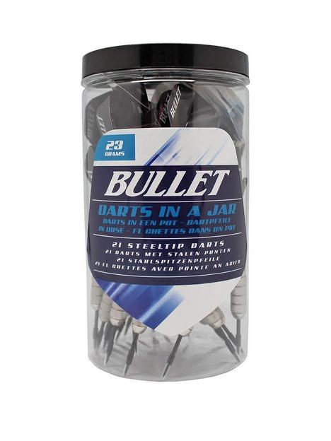bullet-darts-in-a-jar-21-steel-tip-darts-set