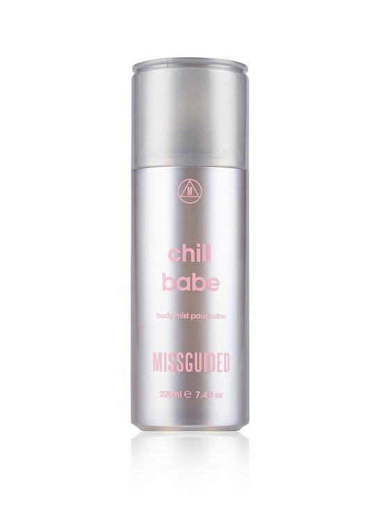 front image of missguided-chill-babe-body-mist-220ml