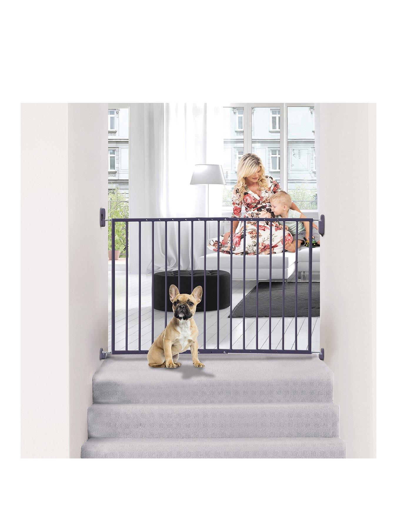 undefined Arizona 2 Panel Hardware Mounted Gate - Grey