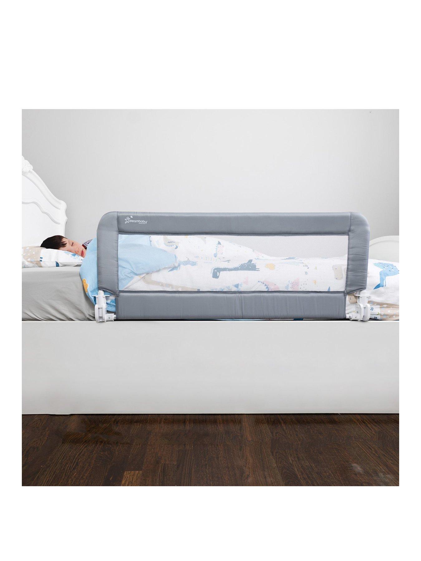 undefined Milan Padded Bedrail - Grey