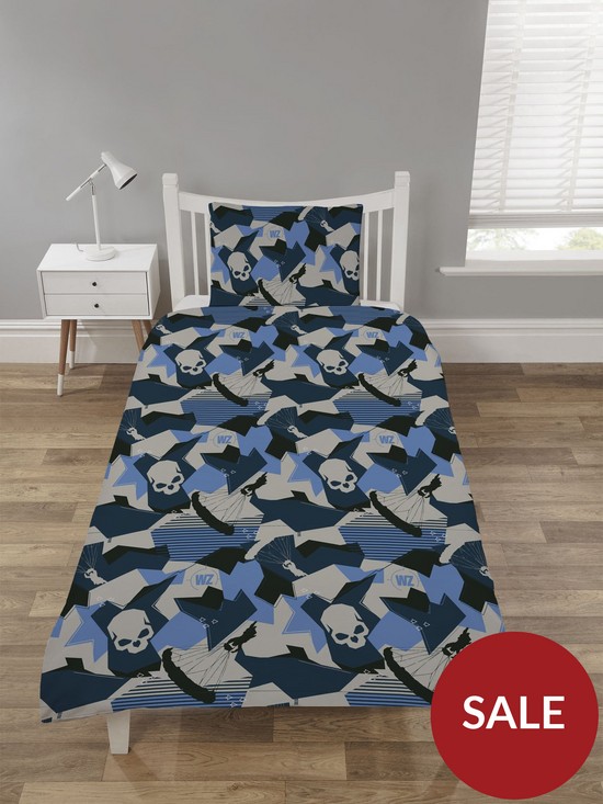 back image of call-of-duty-warzone-single-duvet-cover-set-multi
