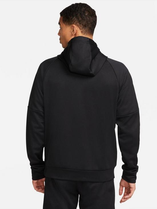 stillFront image of nike-trainnbsptherma-swoosh-pullover-hoodie-plus-size-blackgrey