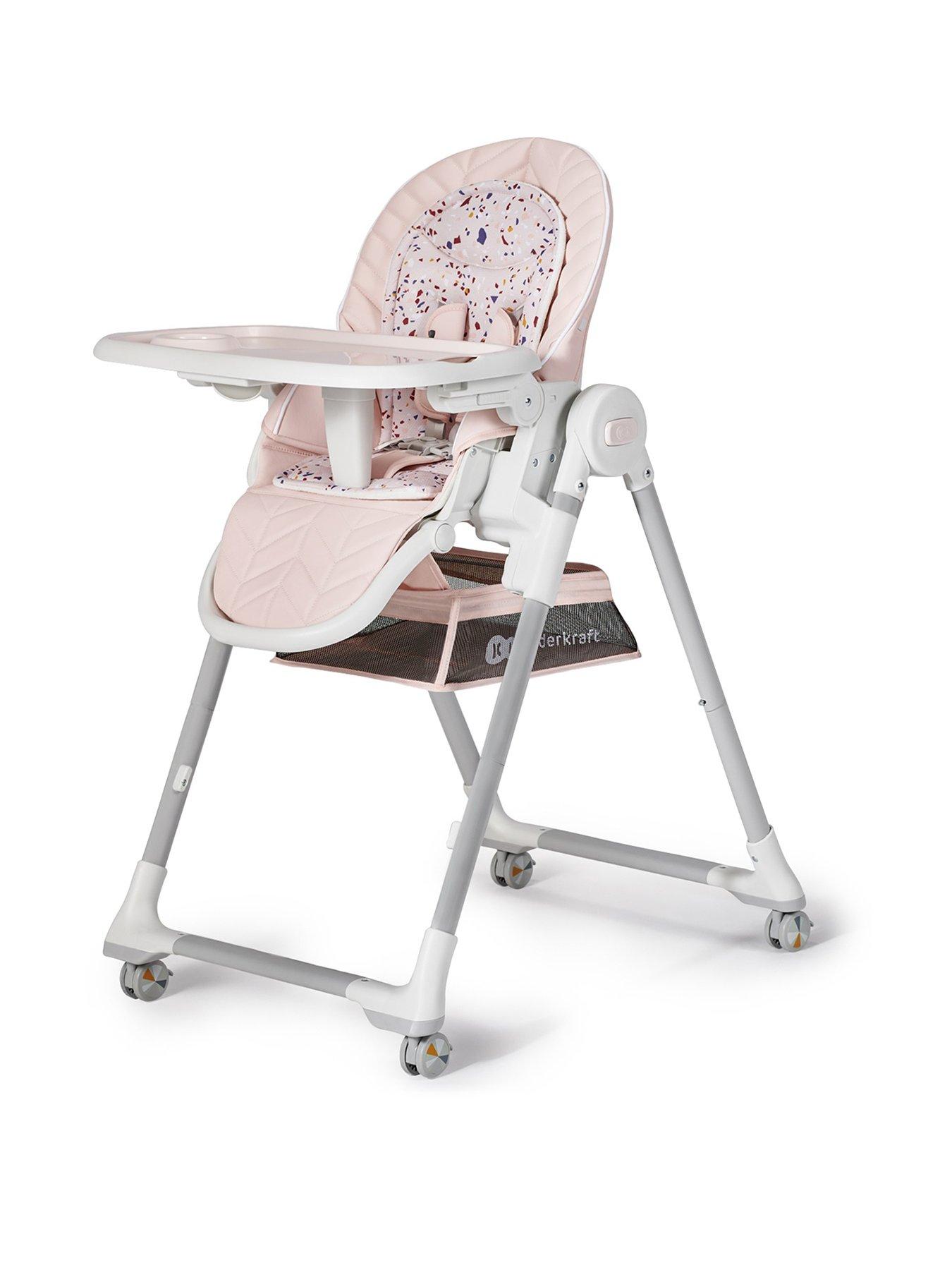 Kinderkraft Lastree High Chair- Pink