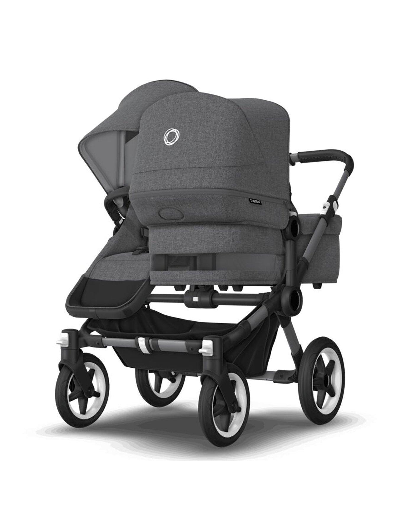 Bugaboo Donkey Duo Complete Pushchair Graphite/Grey/Melange
