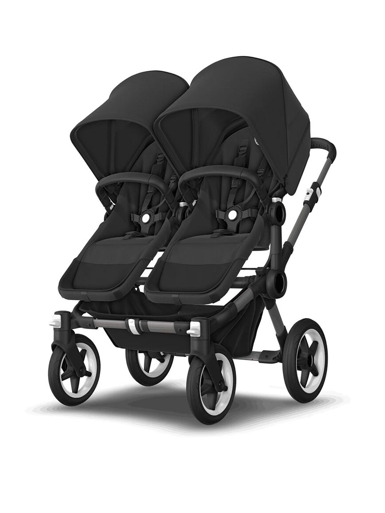 Bugaboo Donkey Twin Extension Complete Pushchair (Midnight Black