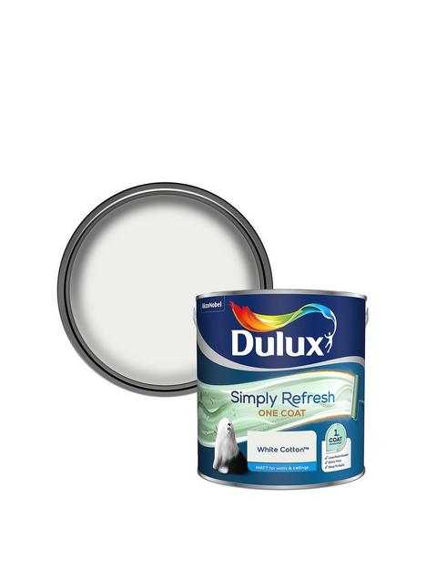dulux-simply-refresh-one-coat-25-litre-tin-ndash-white-cotton