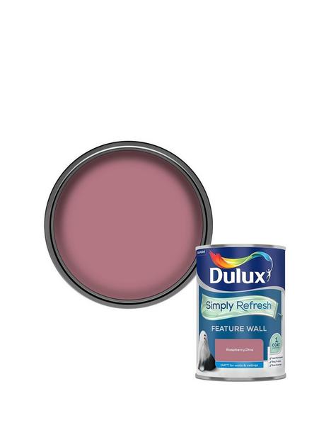 dulux-simply-refresh-one-coat-feature-wall-125-litre-tin-ndash-raspberry-diva