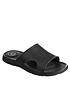  image of totes-mens-solbounce-vented-slide-sandal-black
