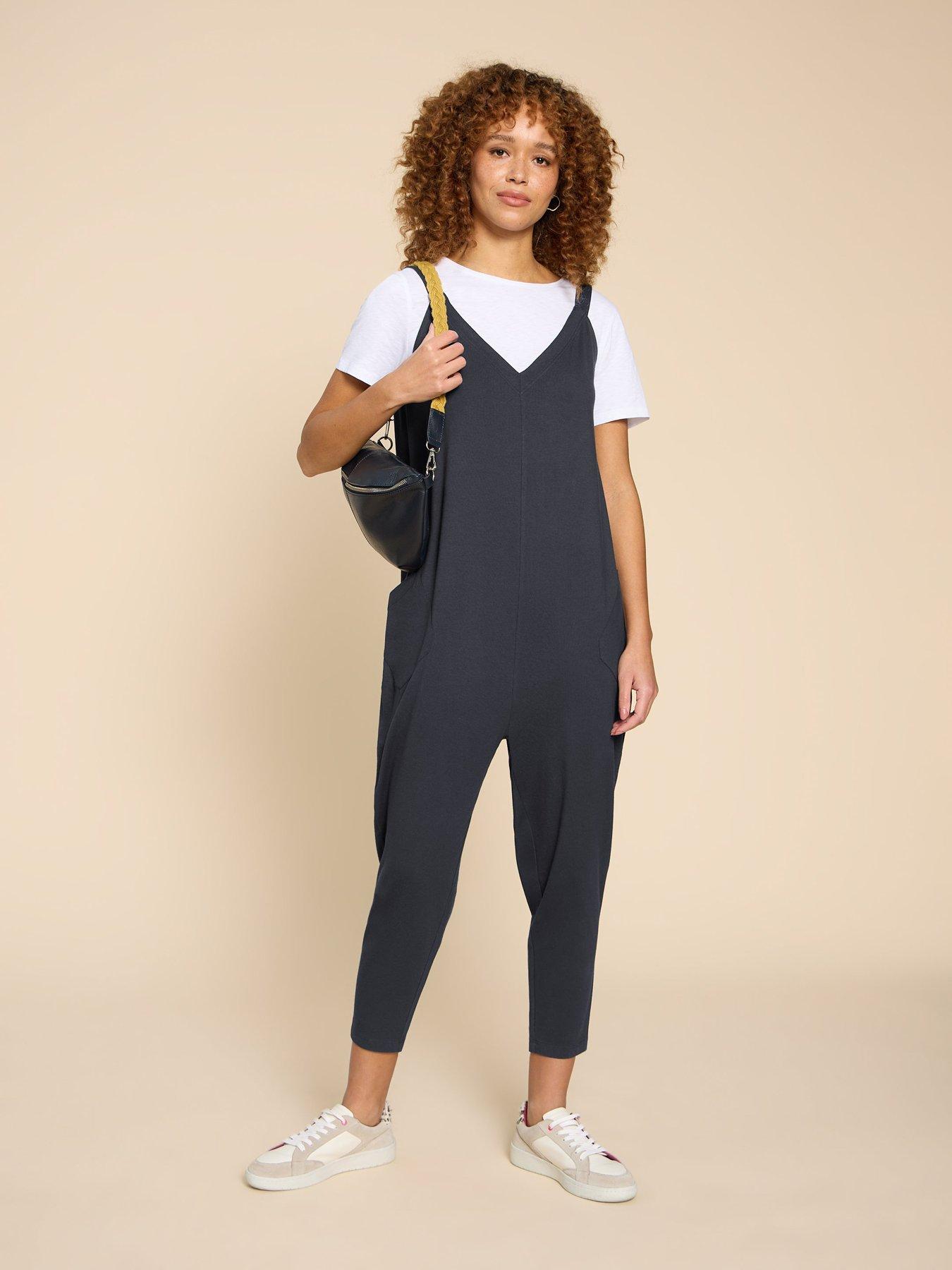 Image 3 of 6 of White Stuff Selina Jumpsuit -grey
