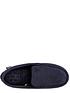  image of totes-mens-airtex-suedette-moccasin-slippers-with-memory-foam-amp-pillowstepnbsp--navy