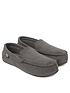  image of totes-mensnbspairtex-suedette-moccasin-with-memory-foam-amp-pillowstep-slippers-grey