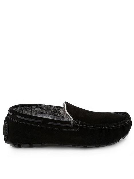 totes-mens-real-suede-moccasin-slippers-black