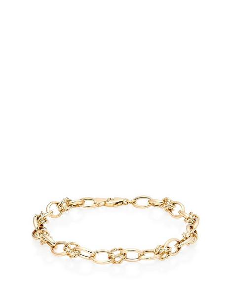 beaverbrooks-gold-fancy-link-bracelet