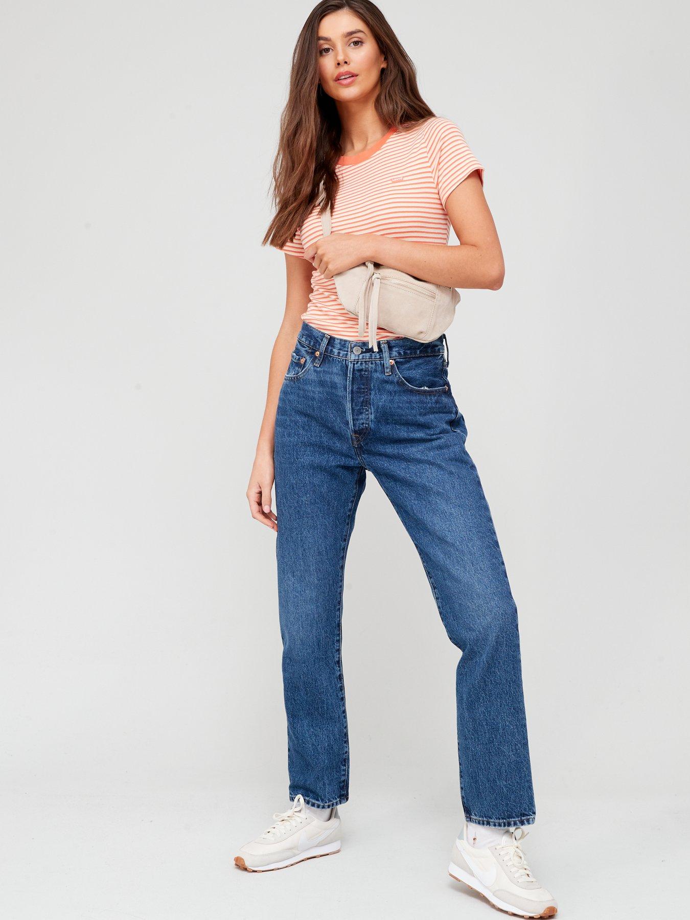 Levi's 501® Crop - Orinda Troy Horse - Blue