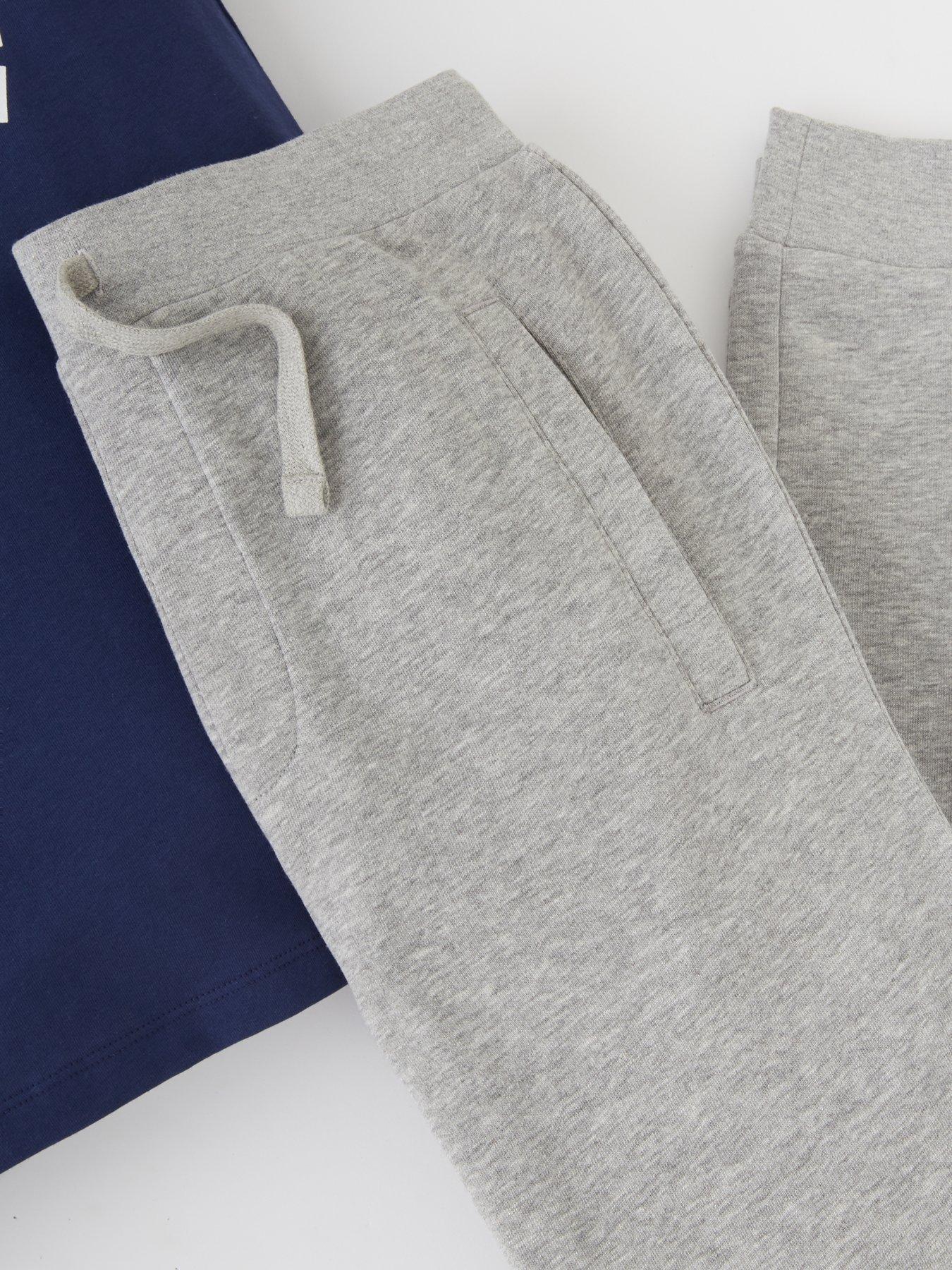  image of everyday-boys-dino-t-shirt-and-jogger-navygrey
