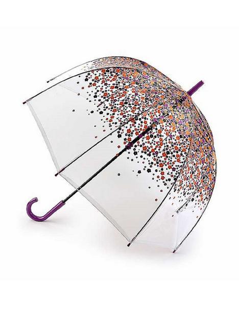 fulton-clear-with-flower-scatter-print-umbrella-multi