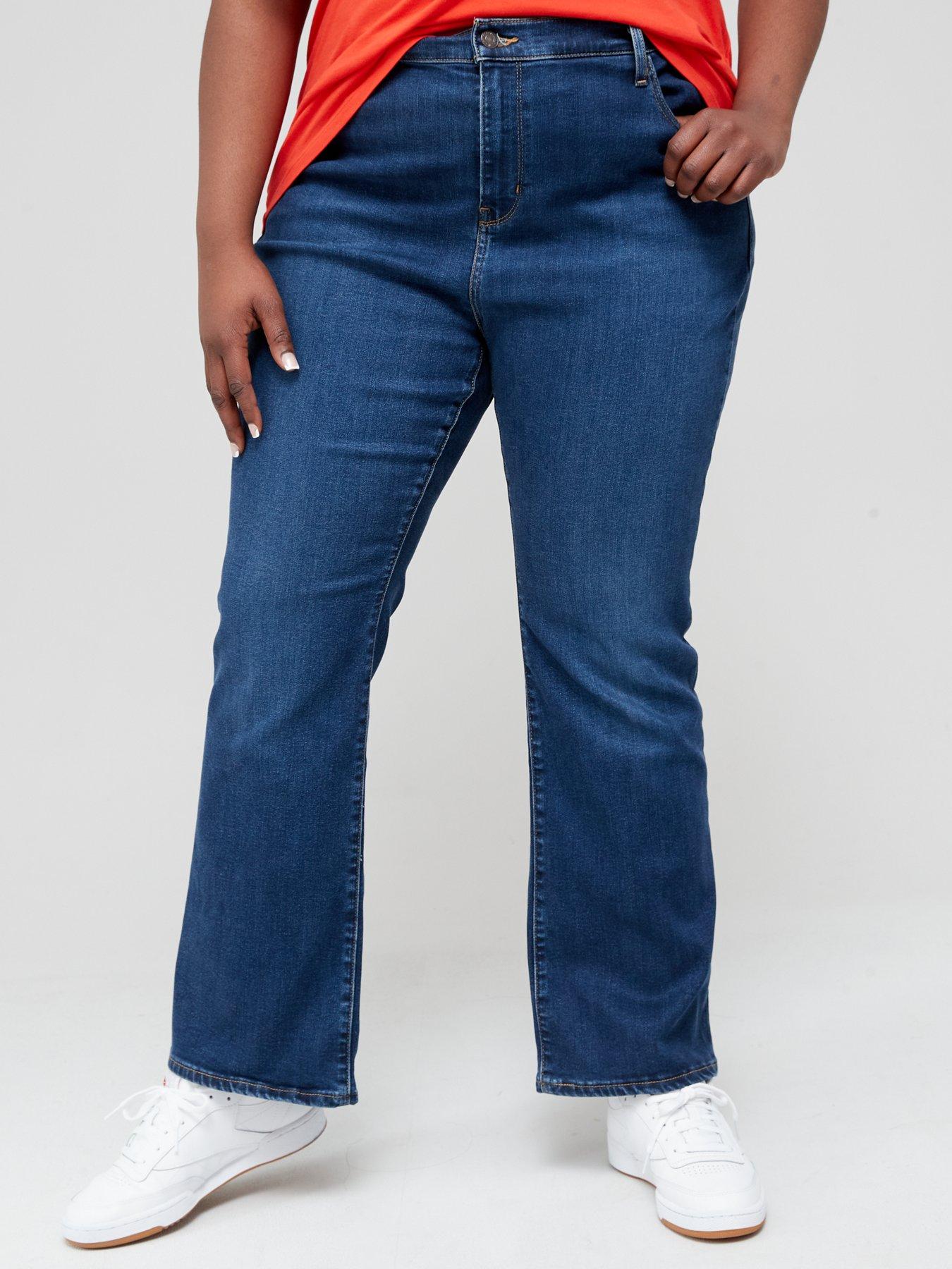 Levi's® Plus Size 725 High Rise Boot Flare Leg Stretch Denim Ankle