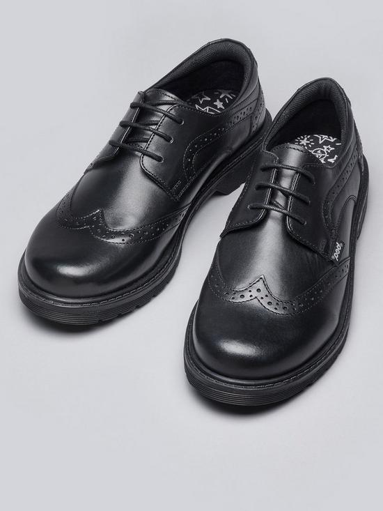stillFront image of pod-casey-girls-brogue-school-shoes-black