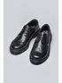  image of pod-casey-girls-brogue-school-shoes-black
