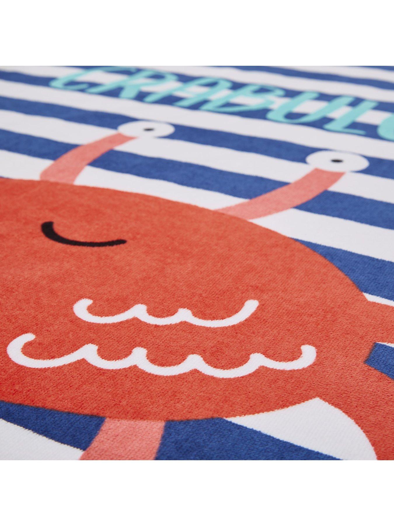 Catherine Lansfield Crabulous Beach Towel