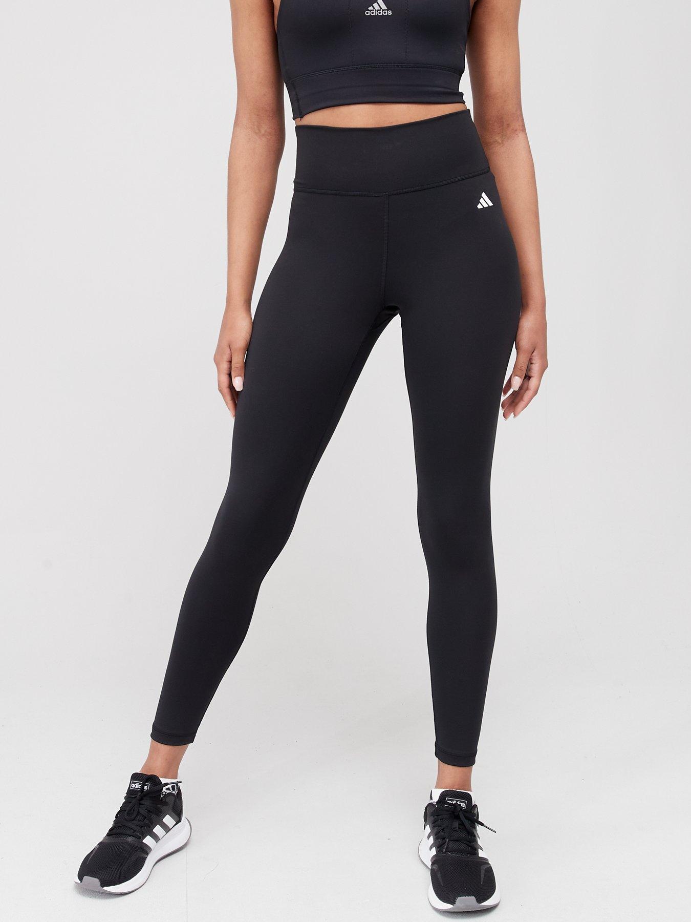 Nike Women's One Dri Fit Capri Legging - BLACK/WHITE