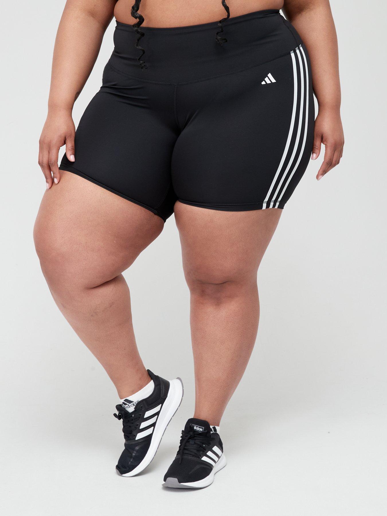 ASOS DESIGN basic legging shorts in black