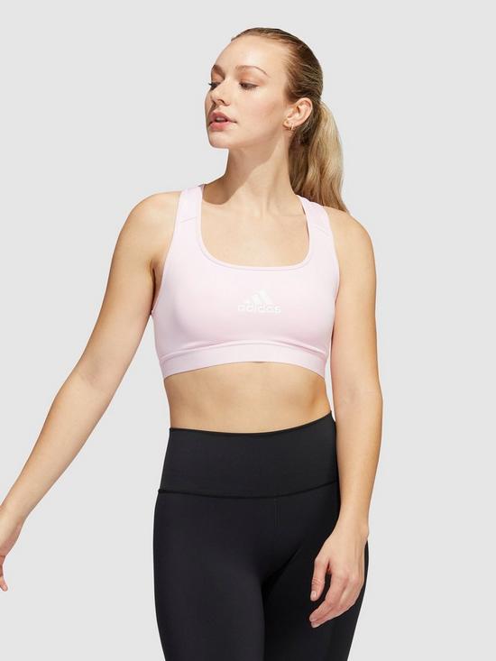 front image of adidas-powernbspmedium-support-bra-light-pink
