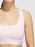  image of adidas-powernbspmedium-support-bra-light-pink
