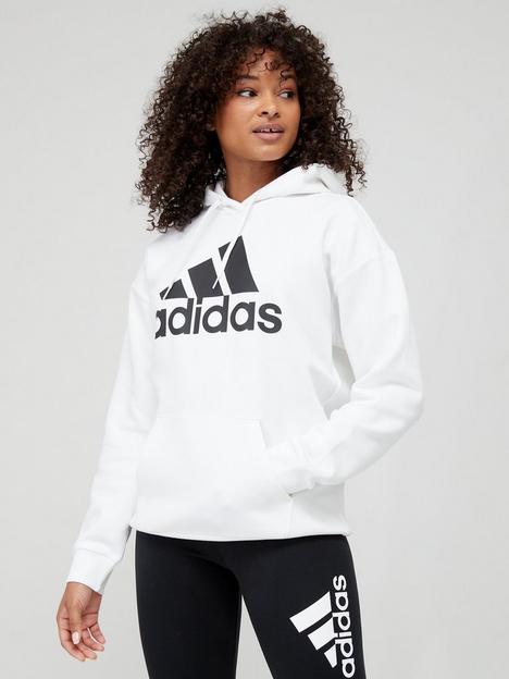 adidas-big-logo-oversized-hoodie-whiteblack