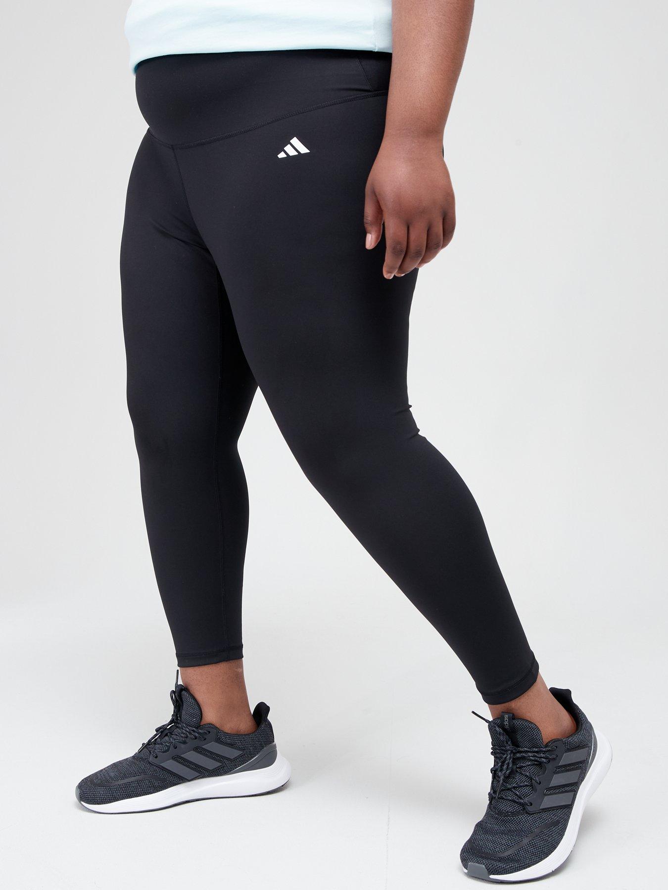 Adidas Women's Essentials High-Waisted Logo Leggings Plus Size