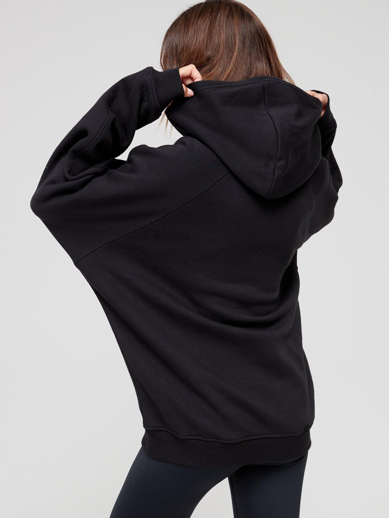 stillFront image of adidas-sportswear-all-szn-fleece-boyfriend-hoodie-black