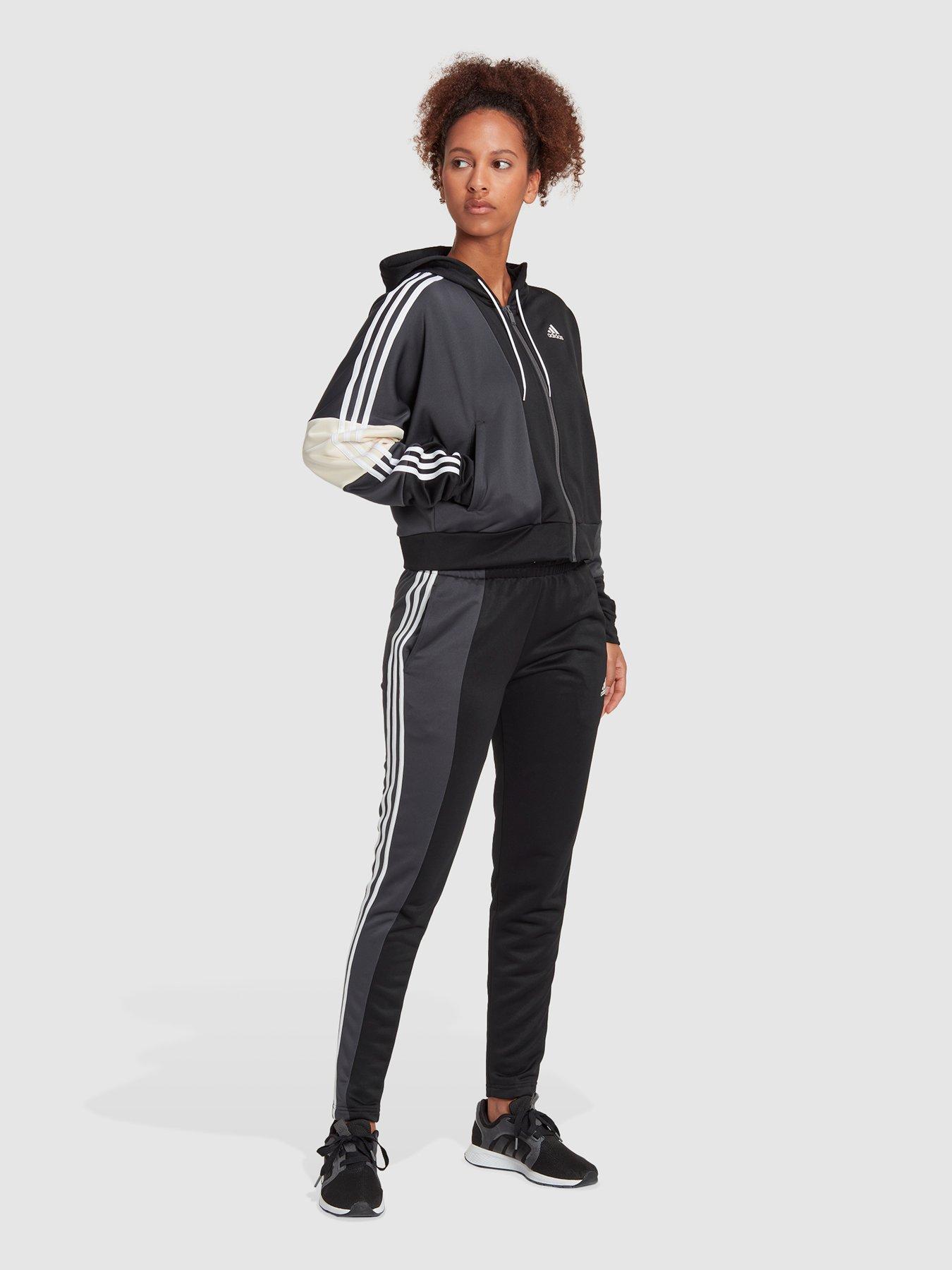 adidas Bold Block Tracksuit - Black