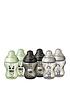  image of tommee-tippee-6-piece-260ml-closer-to-nature-baby-bottlesnbsp--ollie-amp-pip