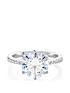  image of buckley-london-the-flawless-collection-sparkle-solitaire-ring