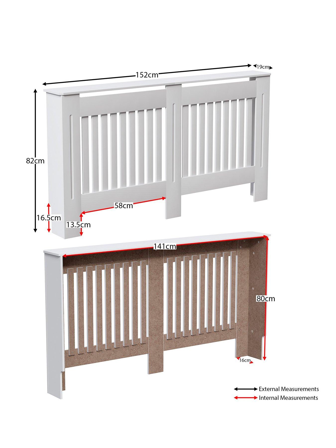 Image 6 of 6 of Vida Designs Chelsea Large Radiator Cover