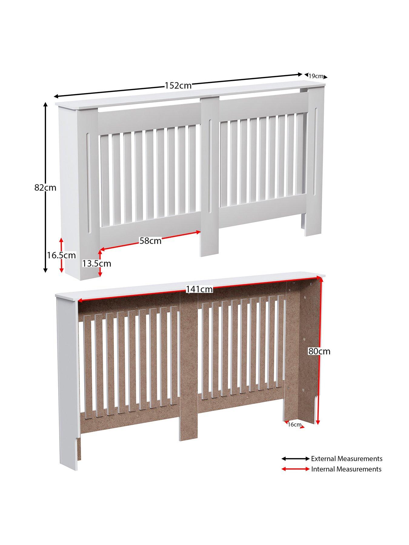 Image 6 of 6 of Vida Designs Chelsea Extra Large Radiator Cover