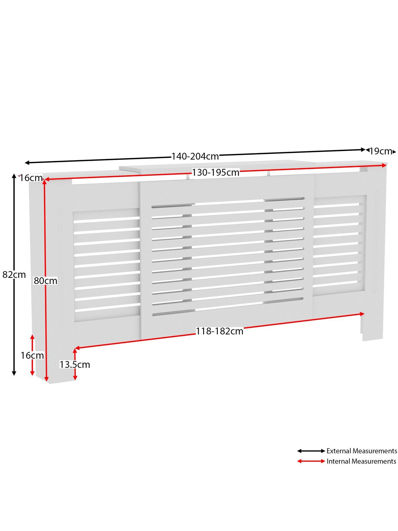 Image 6 of 6 of Vida Designs Milton Adjustable Radiator Cover
