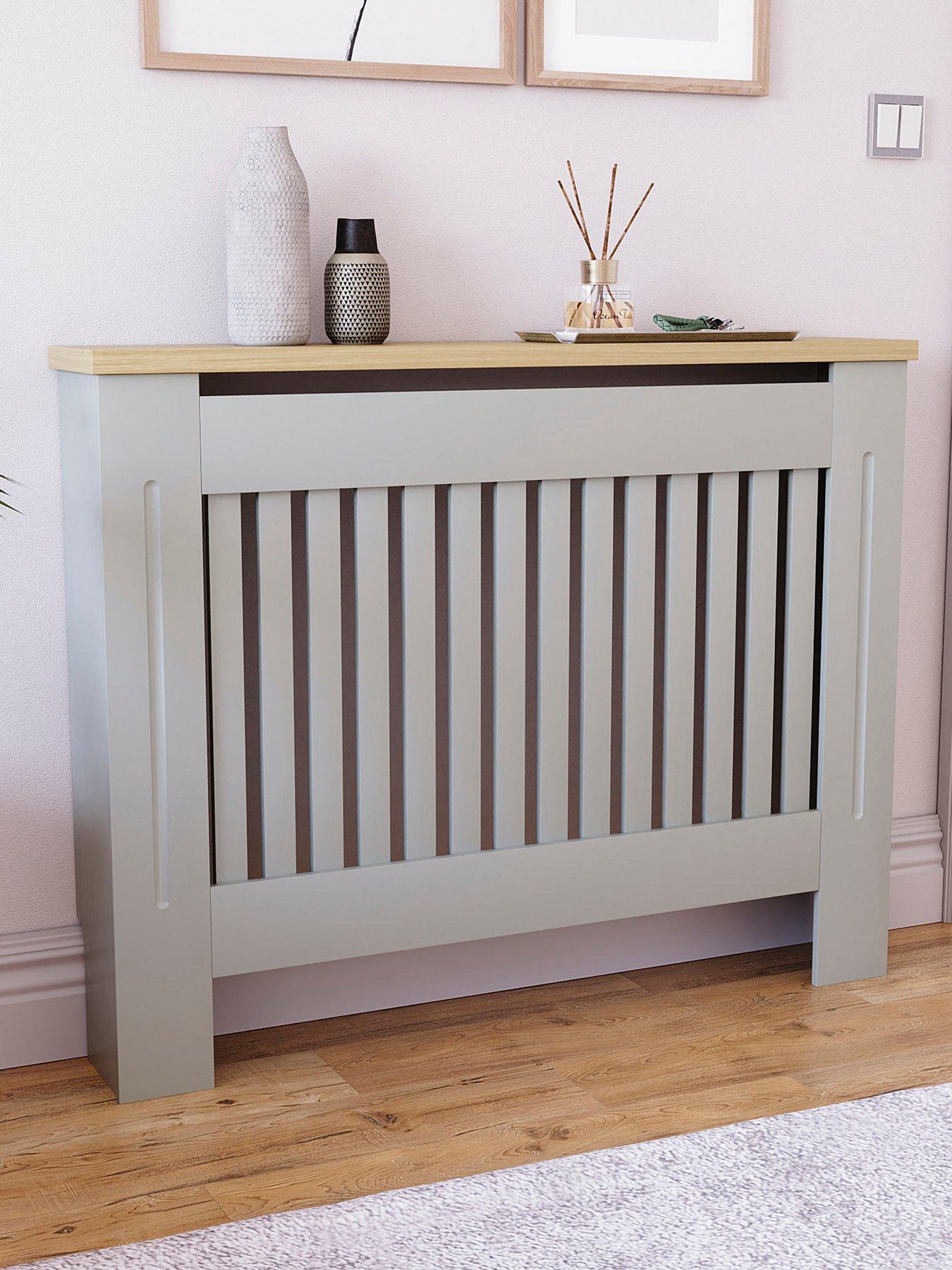 front image of vida-designs-arlington-medium-radiator-cover-olivenbspgrey