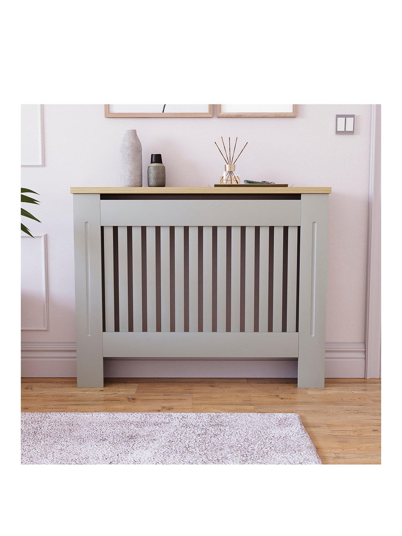  image of vida-designs-arlington-medium-radiator-cover-olivenbspgrey