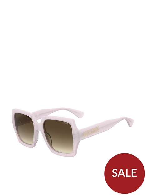moschino-oversized-square-sunglasses-pink