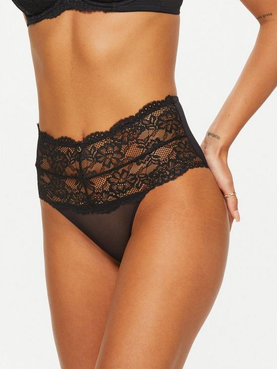 front image of ann-summers-knickers-sexy-lace-planet-high-waisted-brief