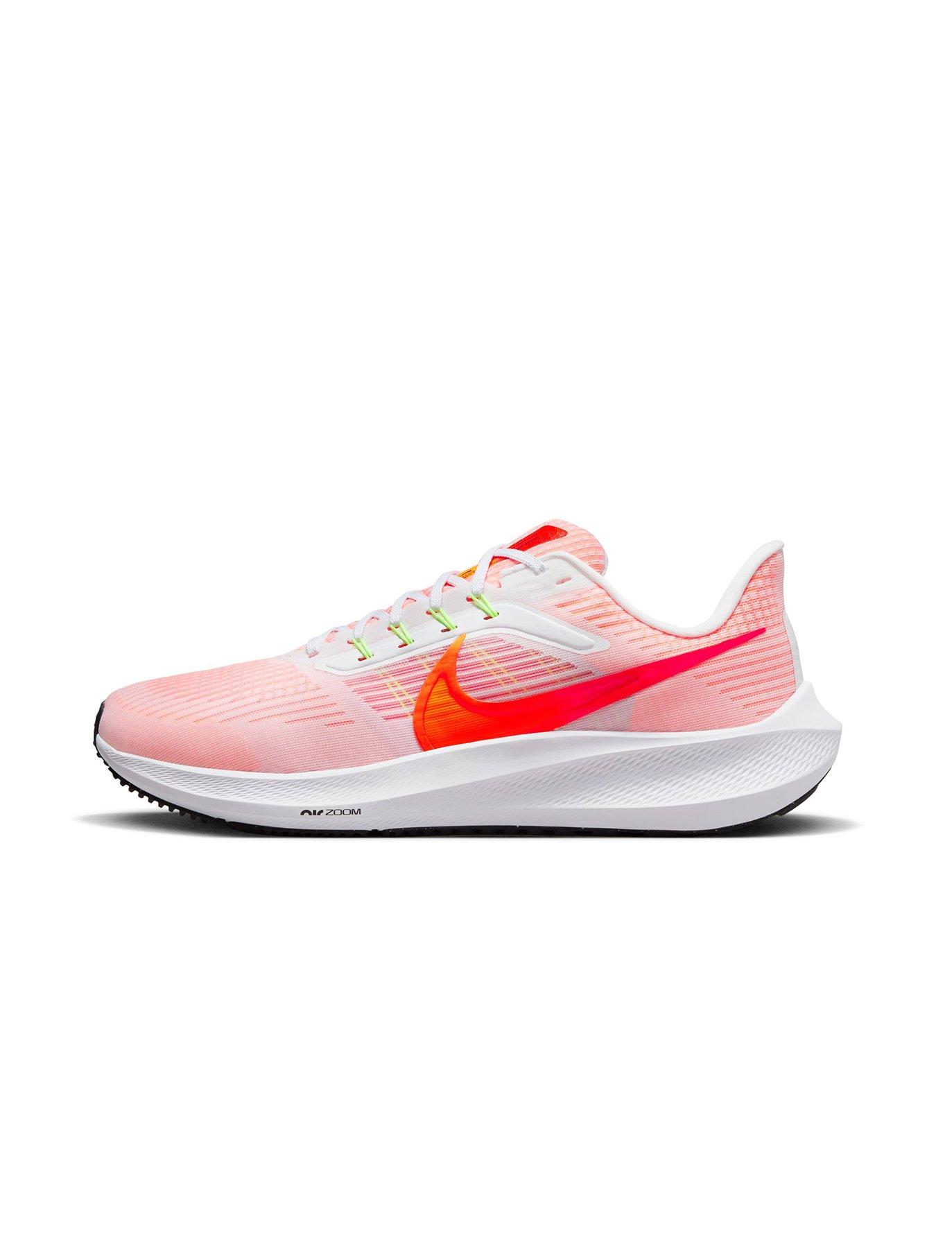 Nike Air Zoom Pegasus 39 - White/Orange | littlewoods.com