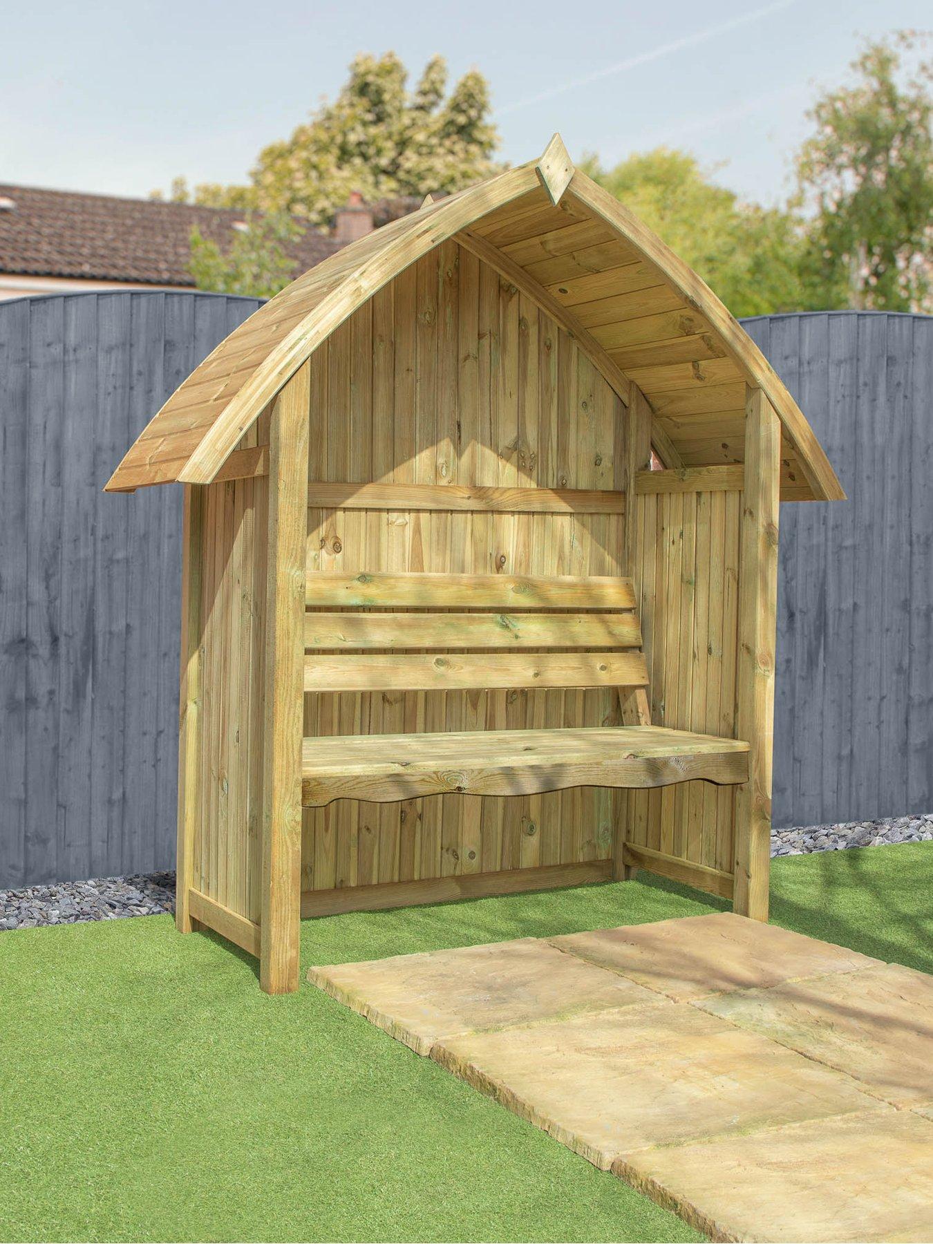 Image 1 of 5 of MERCIA Arch Top Arbour Seat - PEFC Certified